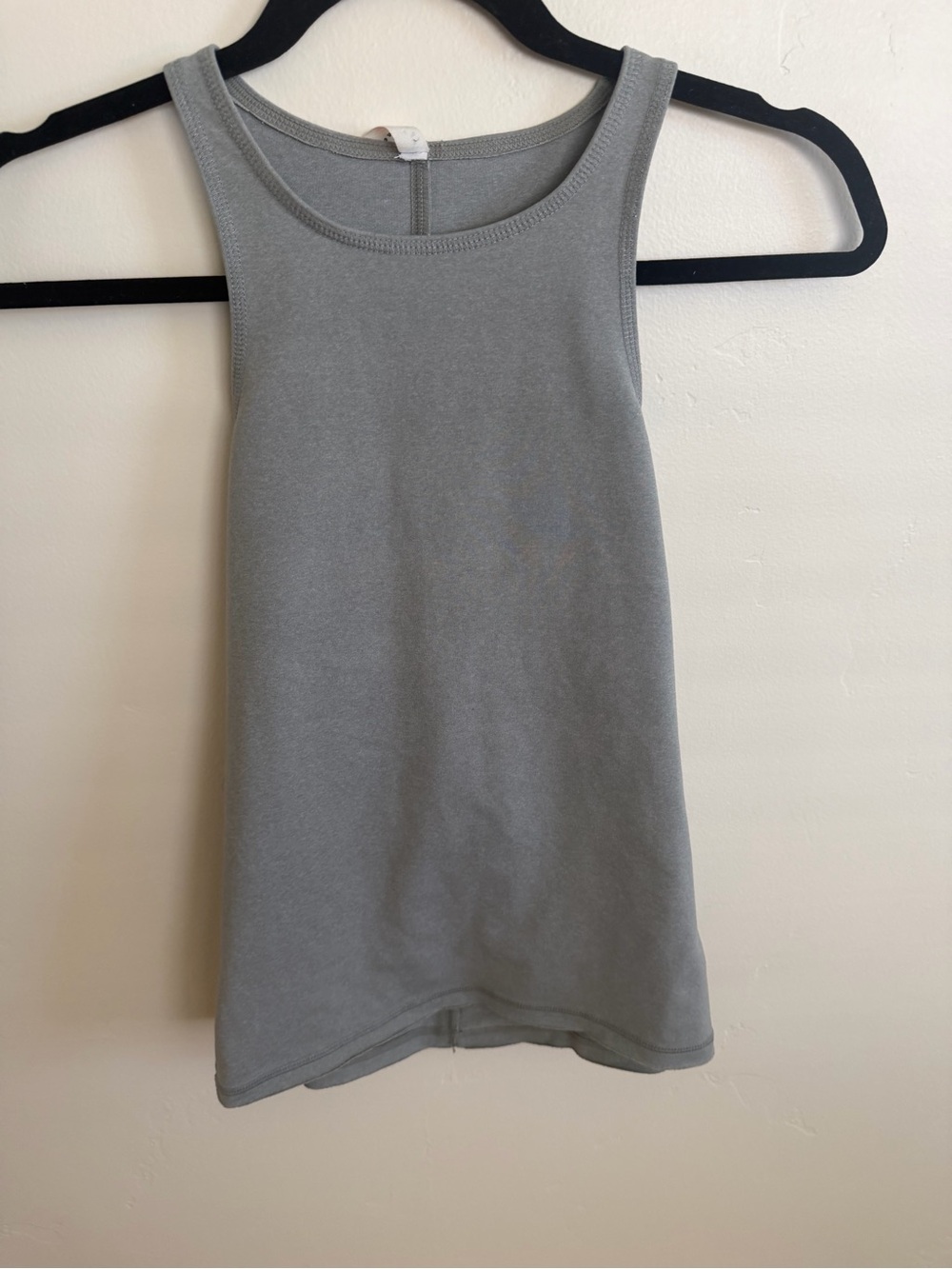Free people movement work out Gray Tank Top Sleeveless Ribbed Knit Women’s Top